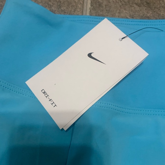 Nike Dri-Fit Golf Skort $75 Baltic Blue Skirt Womens Tennis Pickleball - Picture 3 of 7